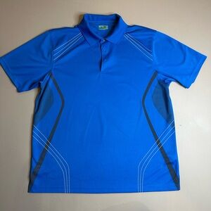 Ben Hogan Performance Golf Polo Shirt XL Blue Athletic Short Sleeve 46/48